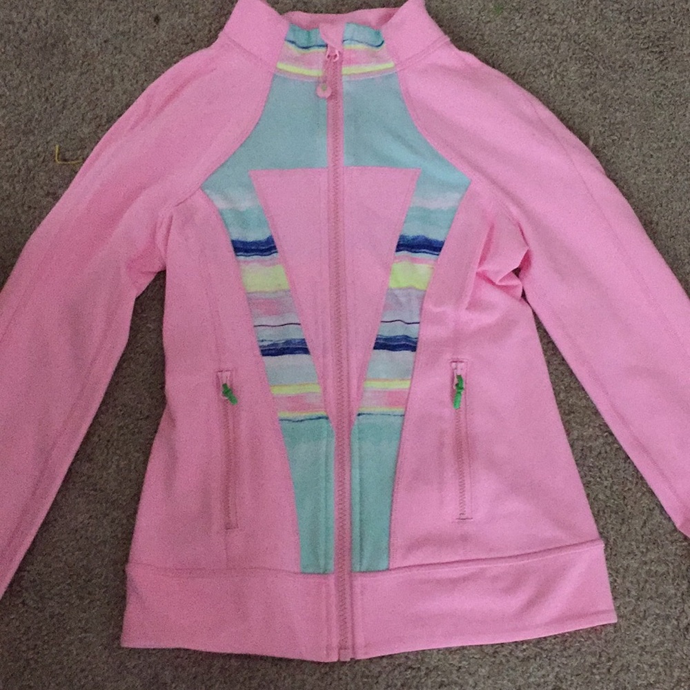 Pink workout sweater